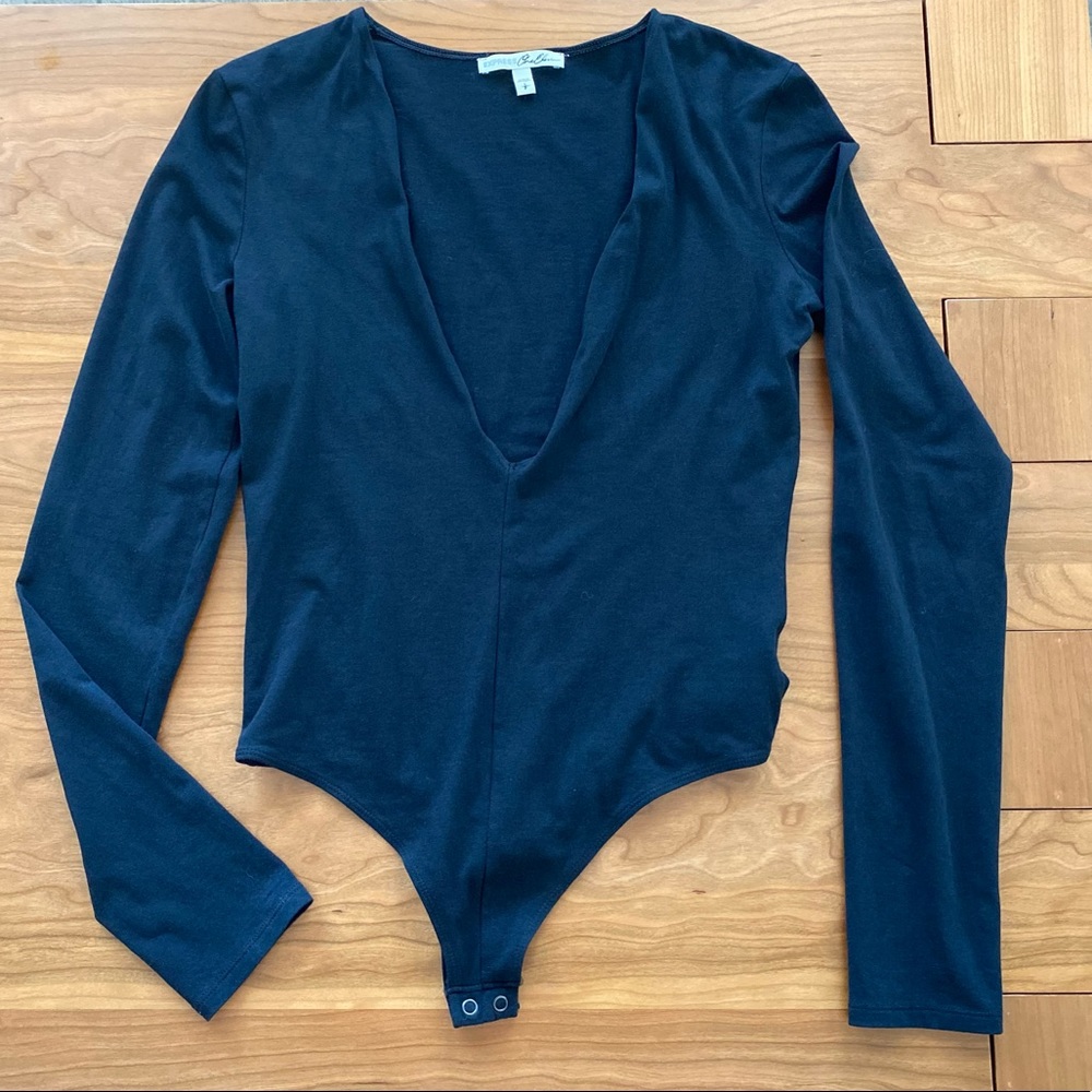 Express OneEleven Plunging V Neck Bodysuit.